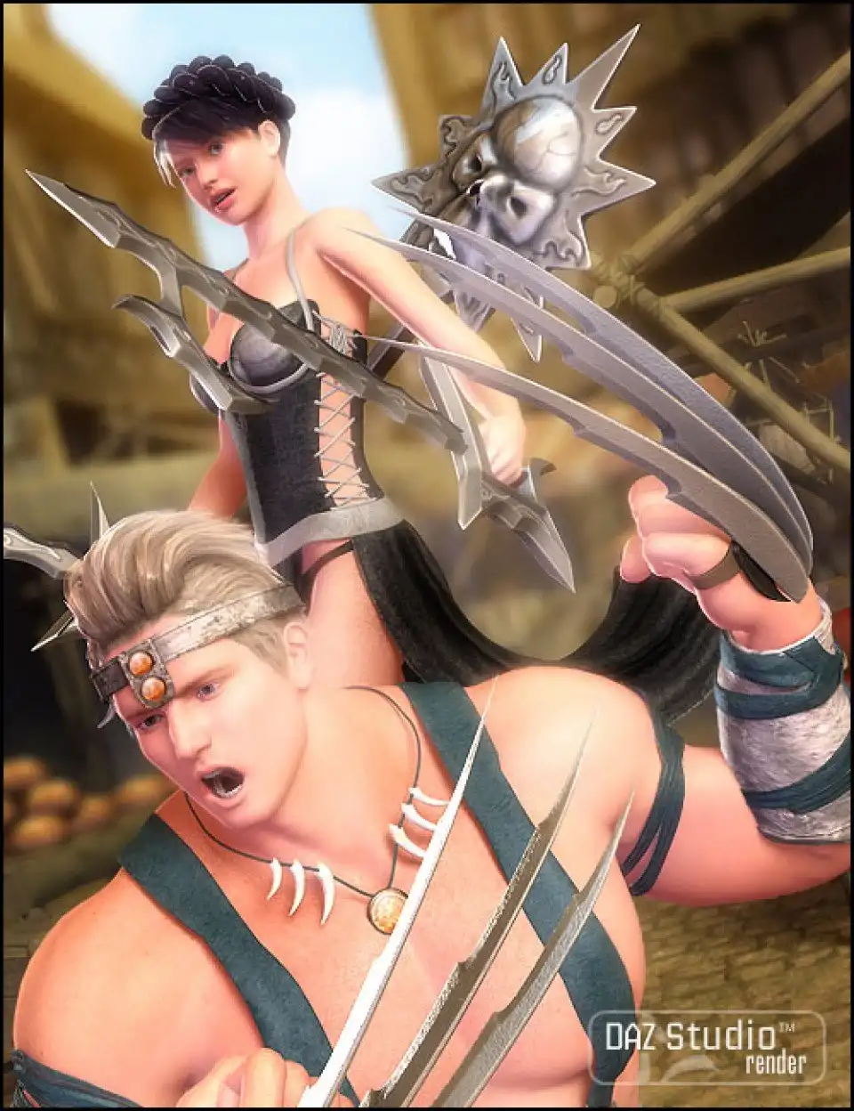 Fantasy Exotic Weapons_DAZ3D下载站
