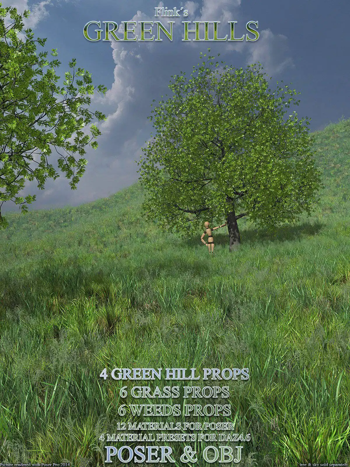 Flinks Green Hills_DAZ3D下载站