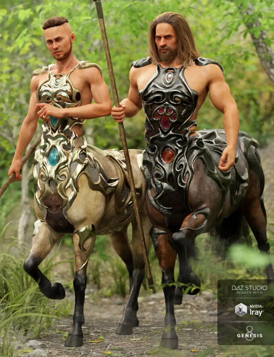 Forest Marauder Outfit Textures_DAZ3DDL