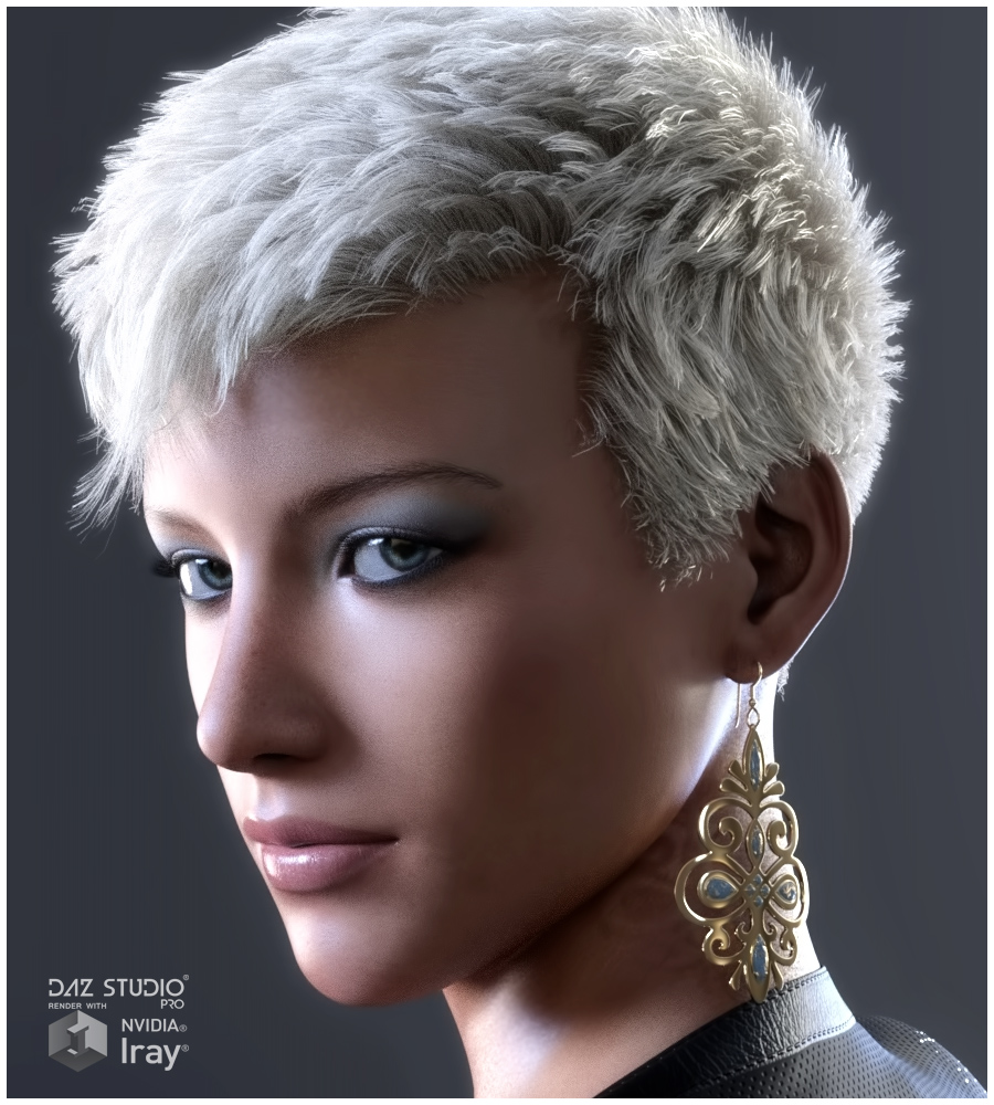 GCD Jewelry – Earrings Collection 1 for G3F_DAZ3D下载站