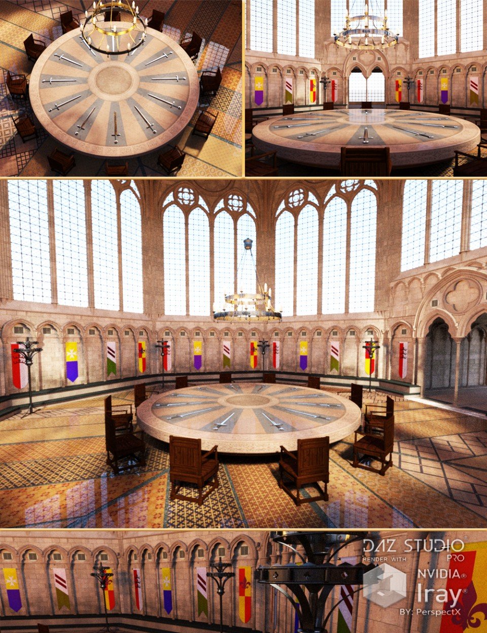Great Hall of the Round Table_DAZ3DDL