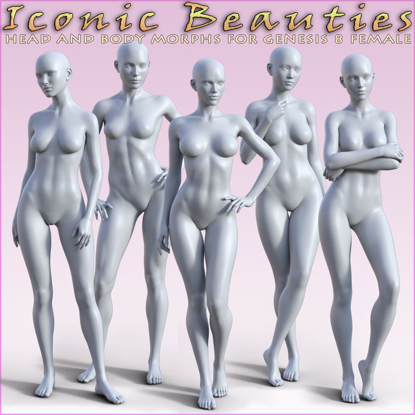 HFS Iconic Beauties for Genesis 8 Females_DAZ3D下载站