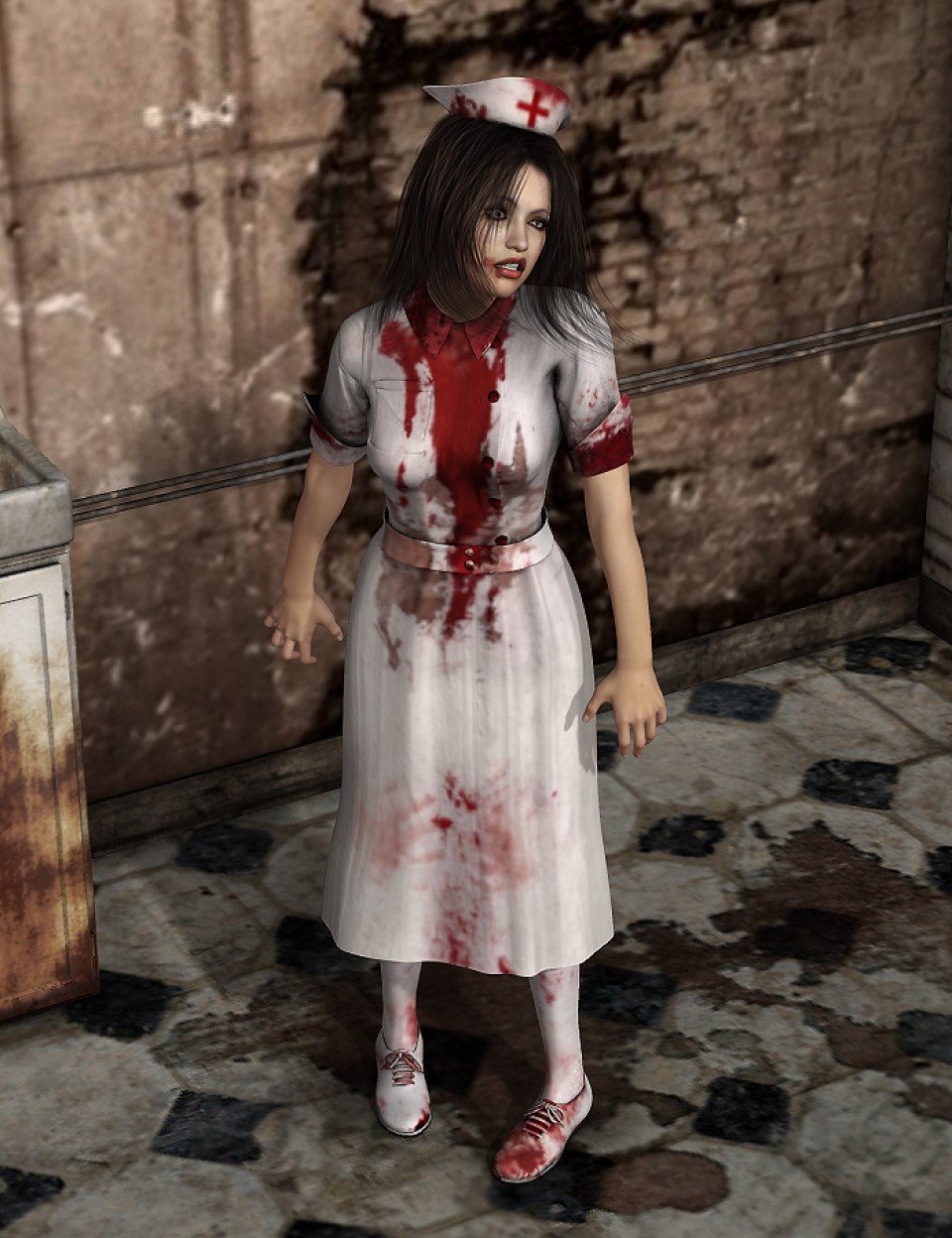 Horror Nurse_DAZ3D下载站
