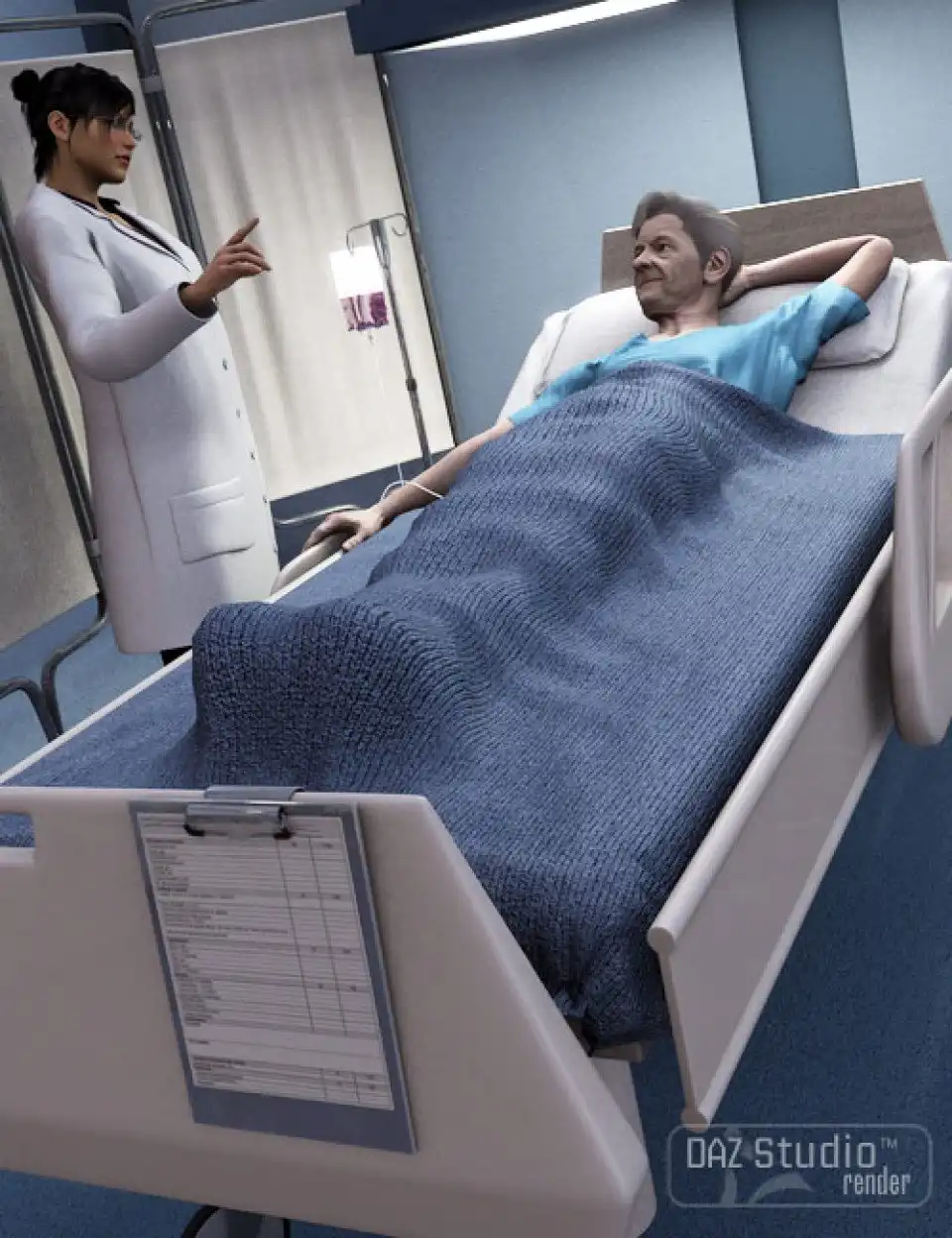Hospital Bed_DAZ3DDL