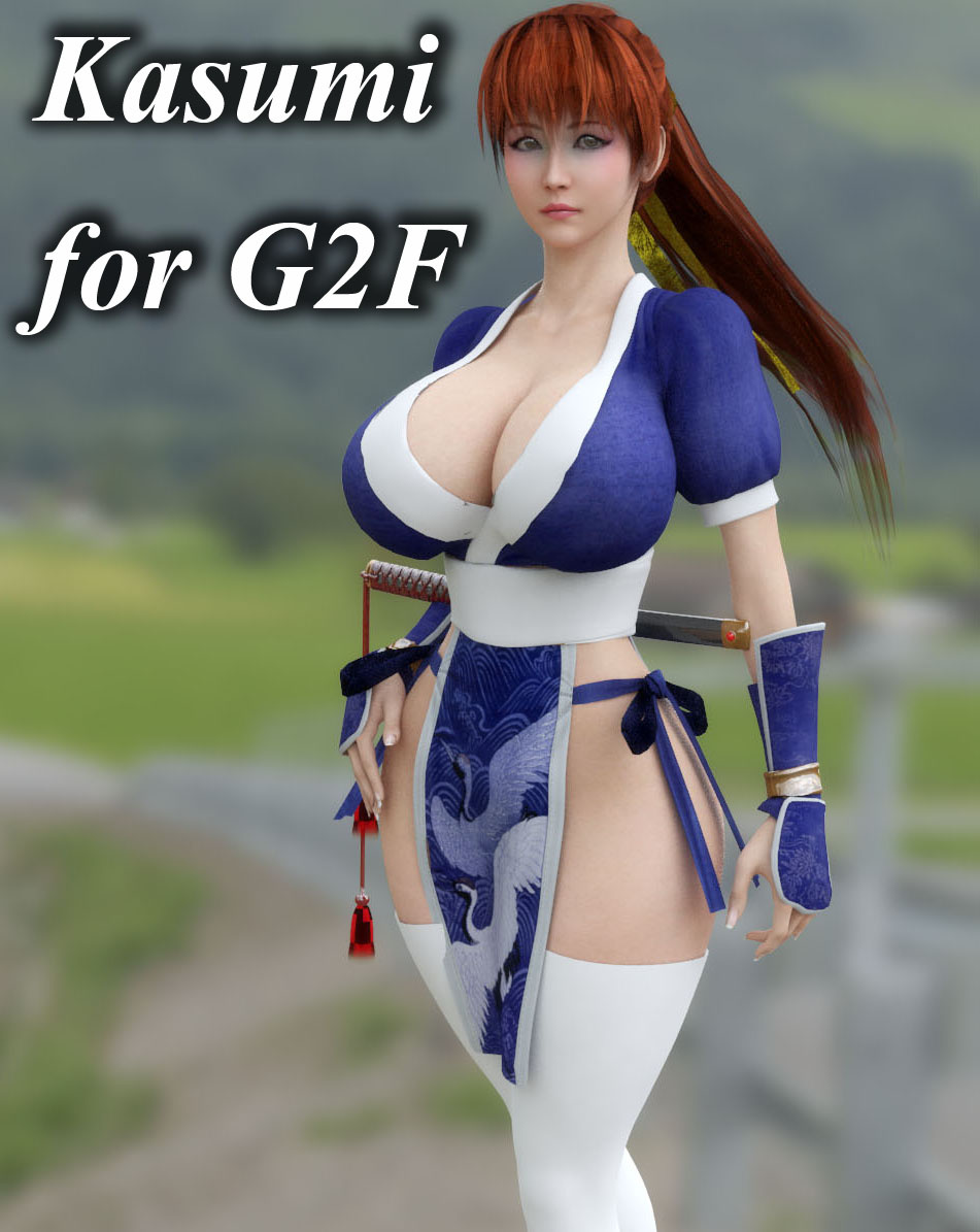 Kasumi Dress For G2F_DAZ3D下载站