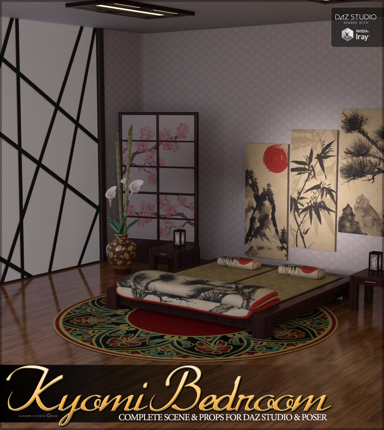 Kyomi Bedroom_DAZ3D下载站