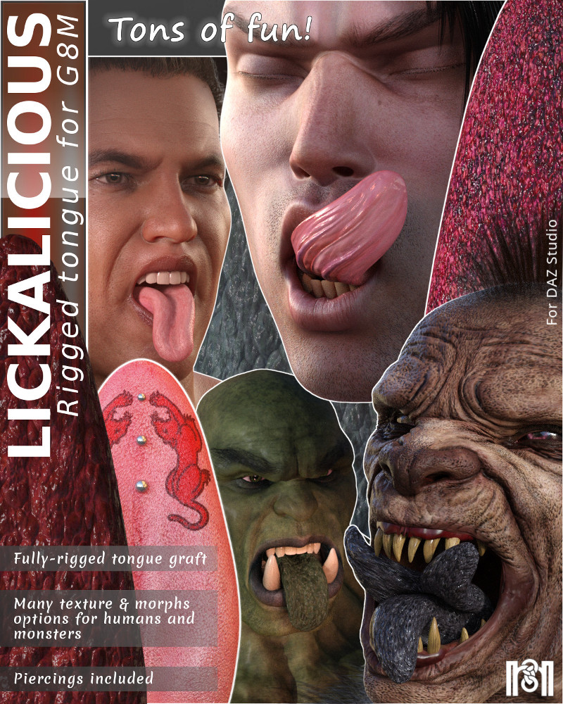 Lickalicious For Genesis 8 Male_DAZ3D下载站