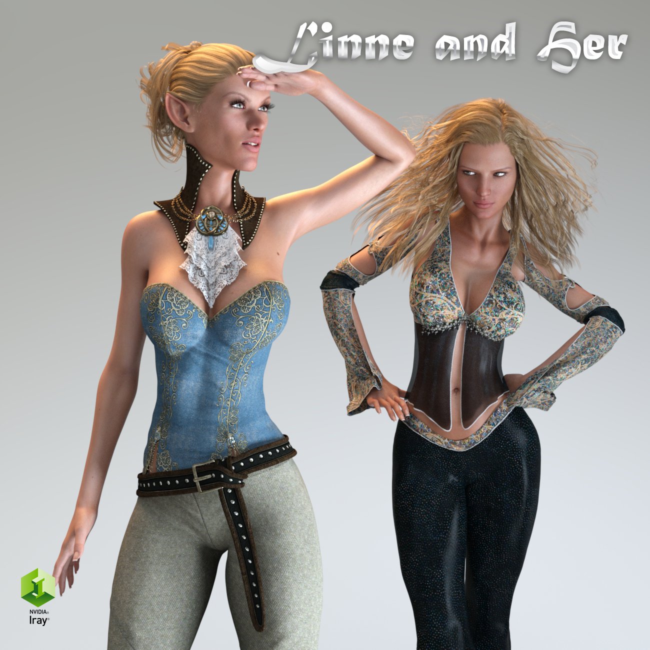 Linne and Her for Genesis 3 Female_DAZ3D下载站