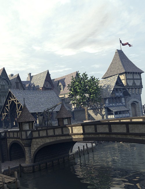 Medieval Docks_DAZ3D下载站