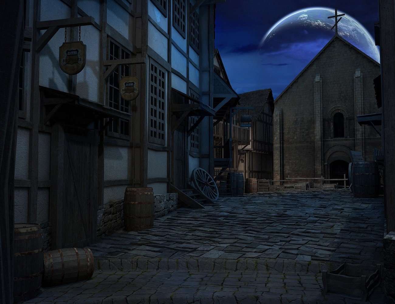 Medieval Fantasy Village_DAZ3D下载站