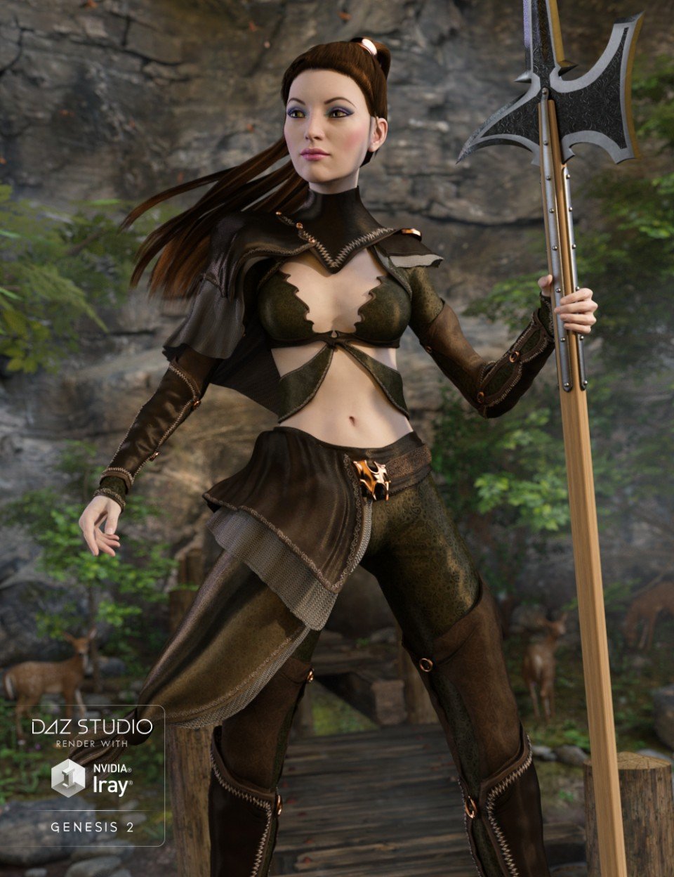 Nomadic Huntress for Genesis 2 Female(s)_DAZ3DDL