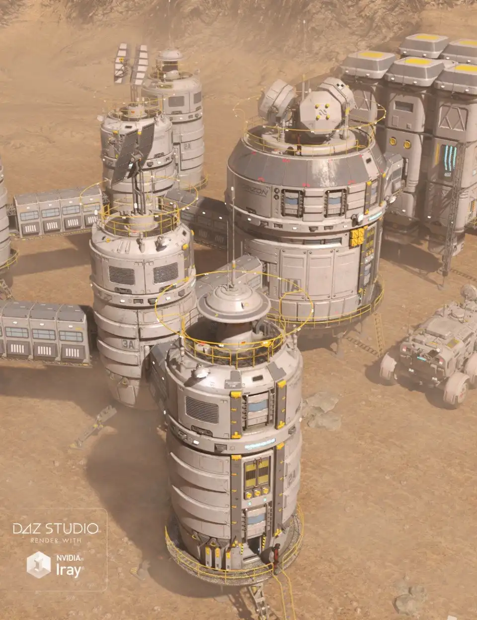 Oberon Station_DAZ3D下载站