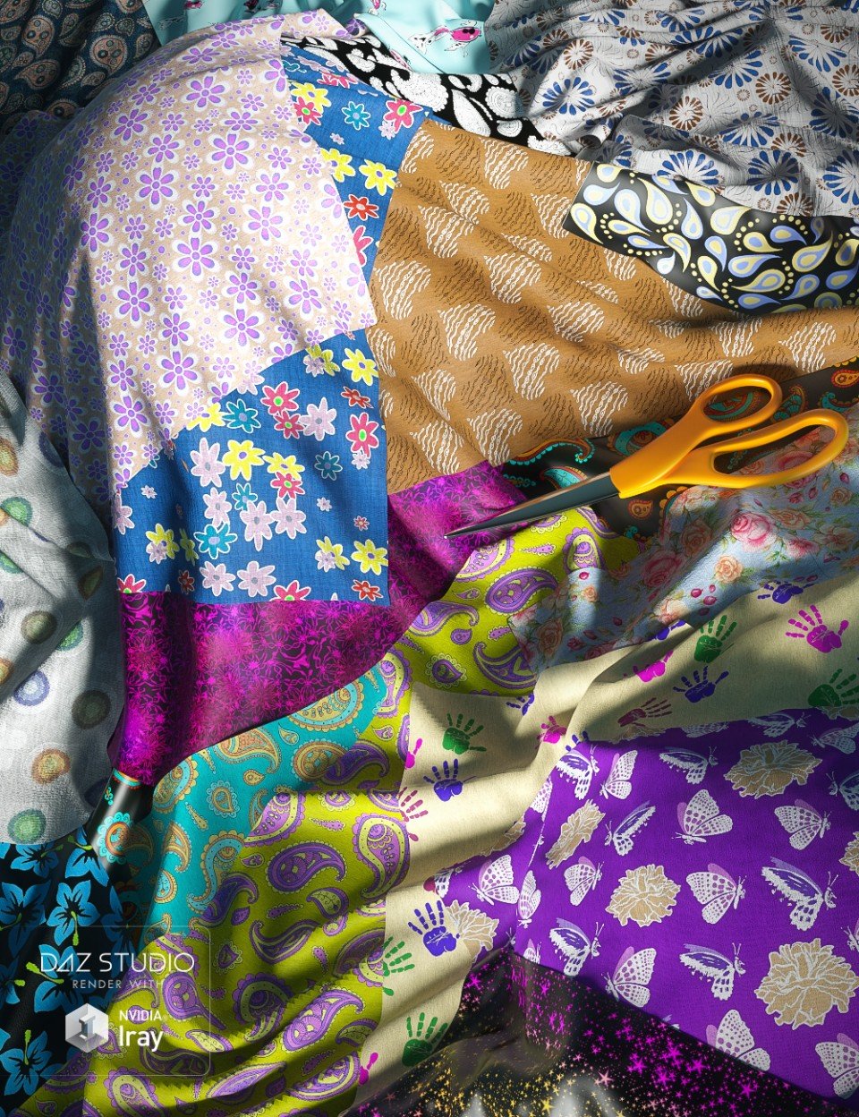 Paisley and Patterns Iray Shaders_DAZ3DDL