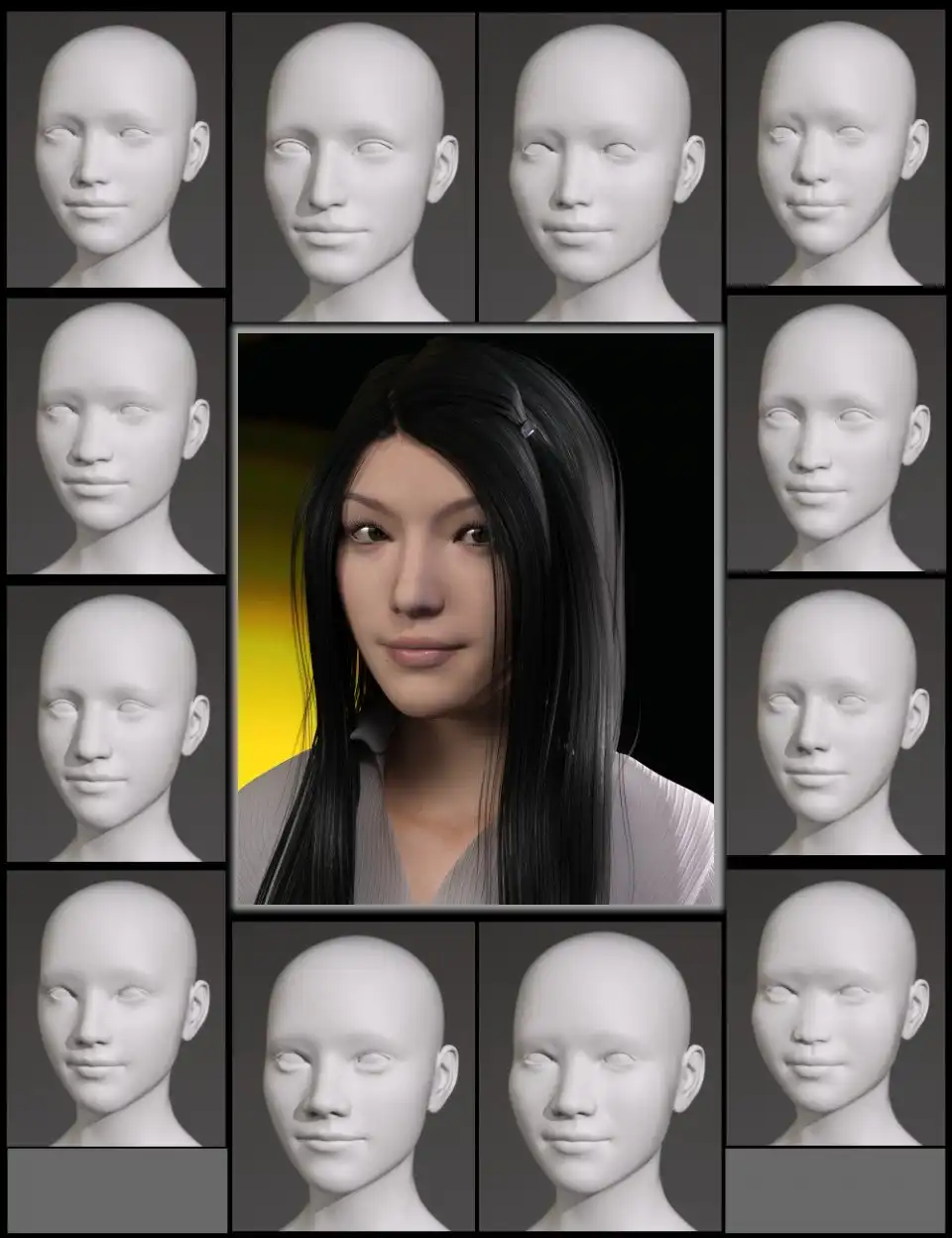 People of Earth: Faces of Asia Genesis 3 Female_DAZ3DDL