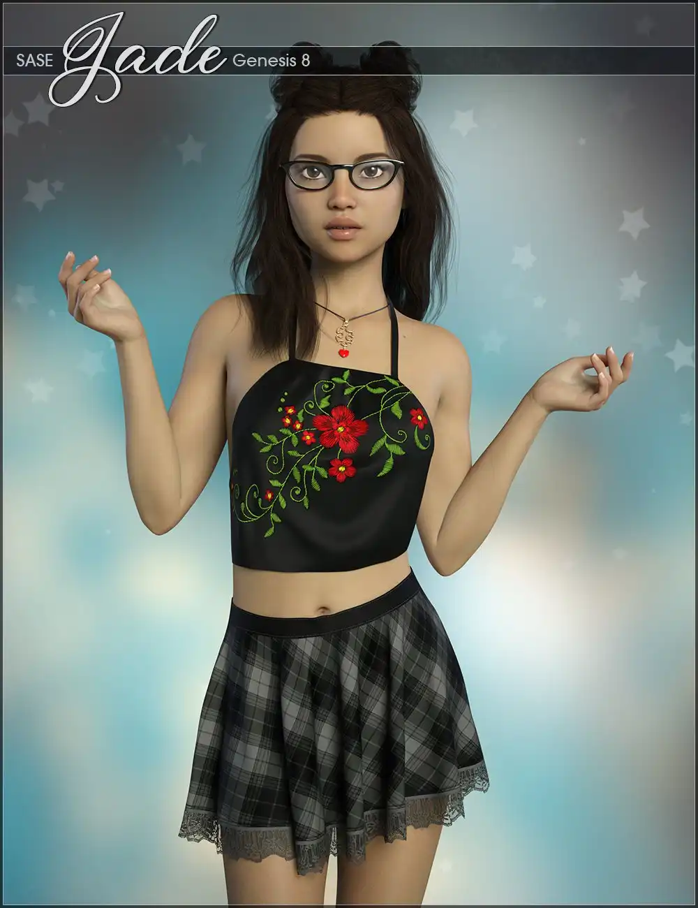 SASE Jade for Genesis 8_DAZ3D下载站
