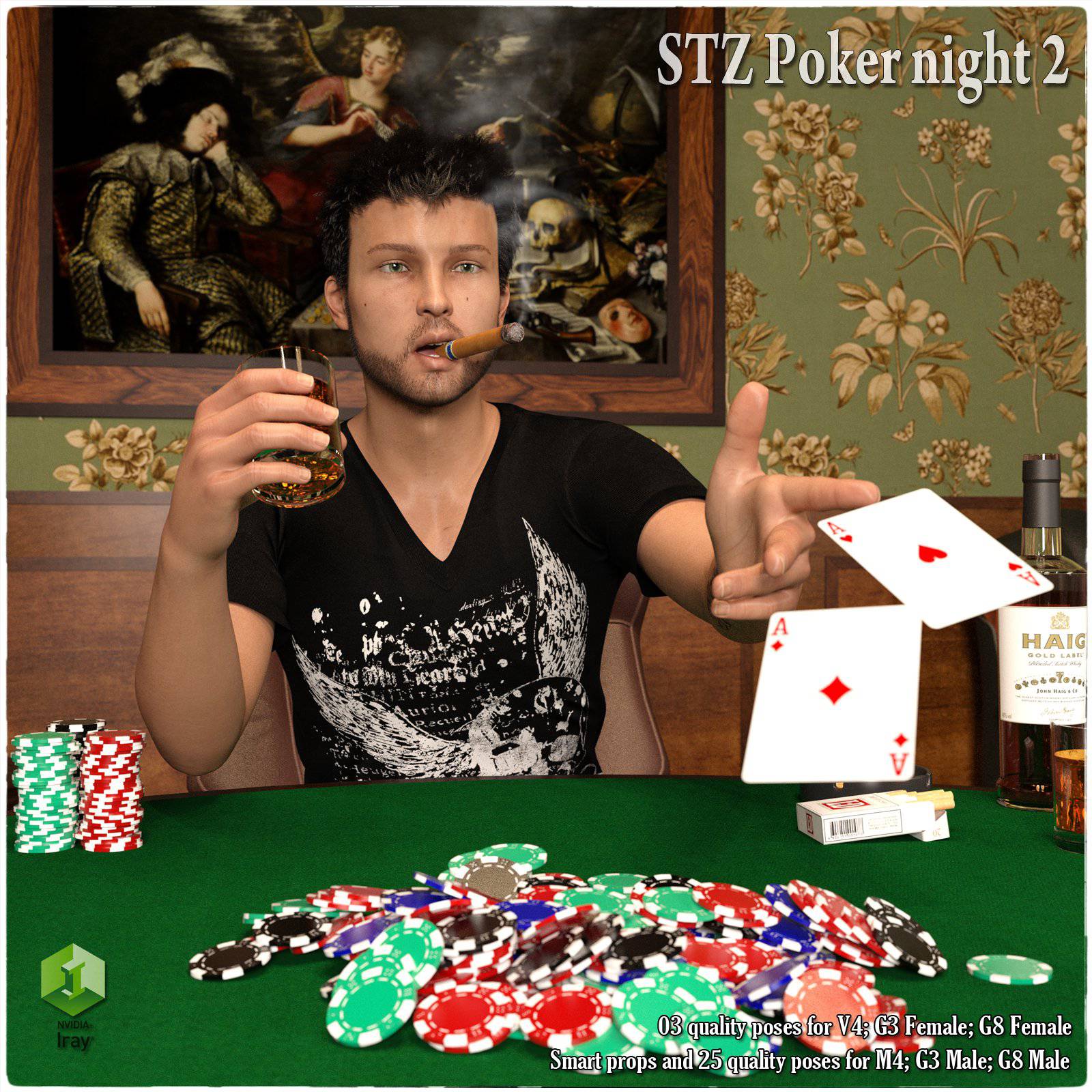 STZ Poker Night 2_DAZ3D下载站