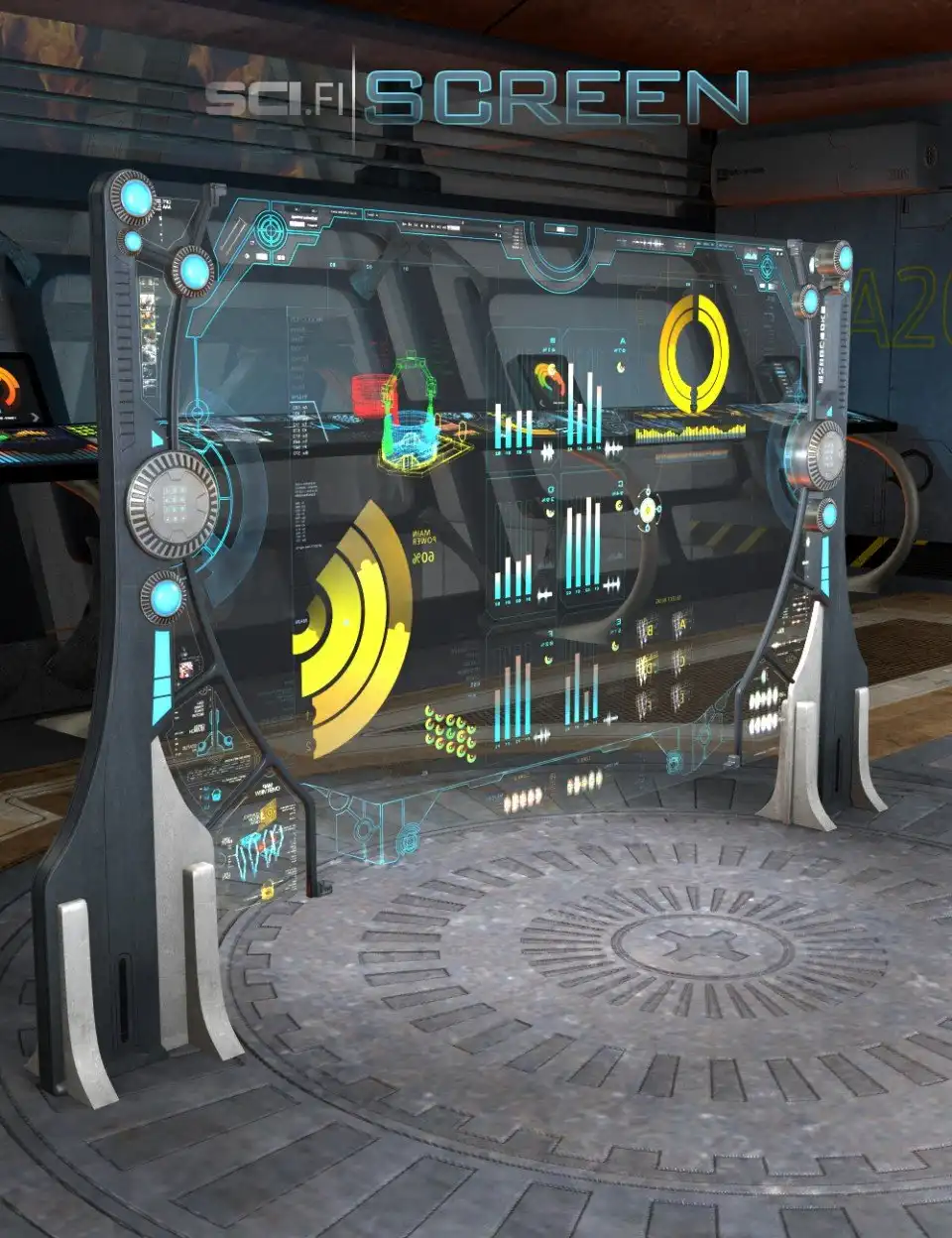 SciFi Screen_DAZ3DDL