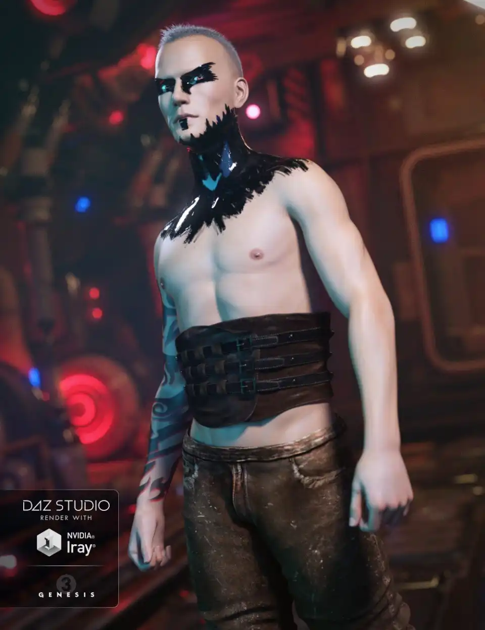 Scion for Genesis 3 Male_DAZ3D下载站
