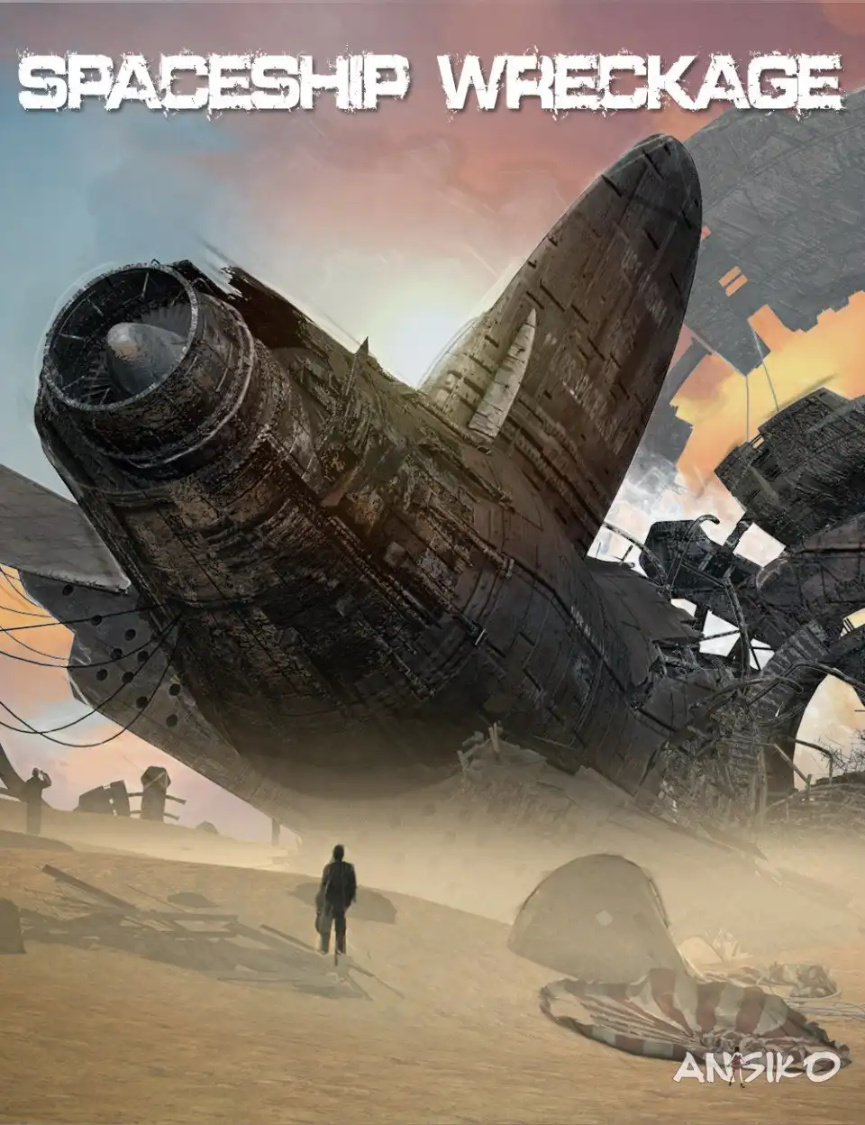 Spaceship Wreckage_DAZ3D下载站