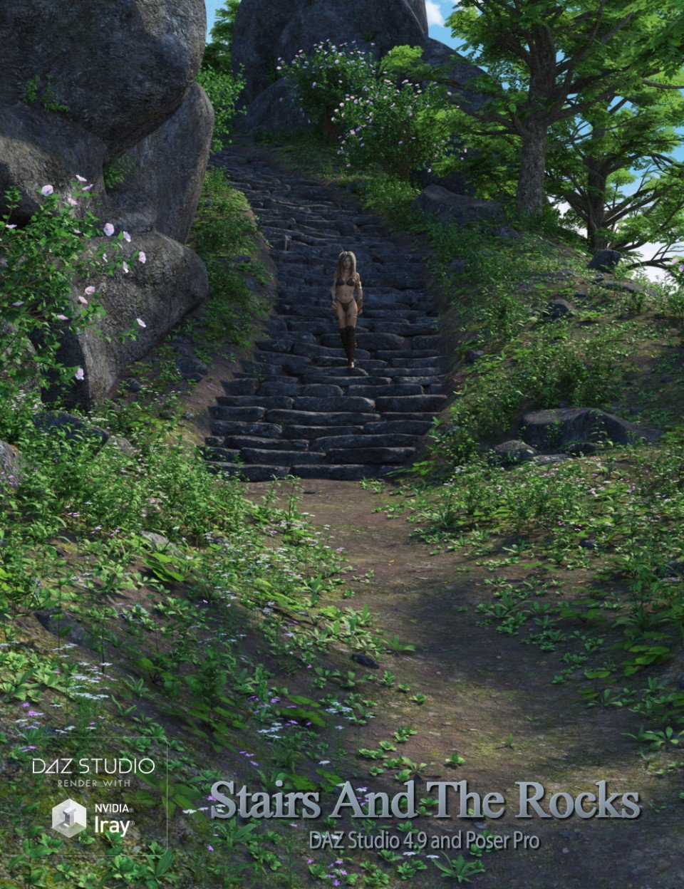 Stairs and the Rocks_DAZ3DDL