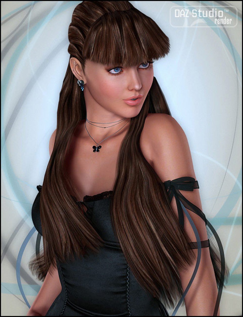 Stigian Princess Hair + ShoXoloR V4 A4_DAZ3D下载站