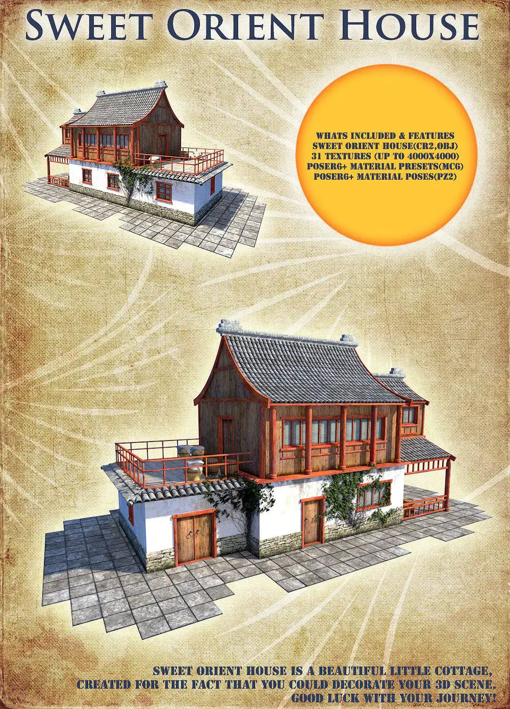 Sweet Orient House_DAZ3DDL