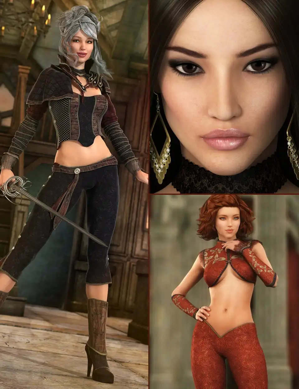 Sword Dancer Bundle + Textures_DAZ3DDL