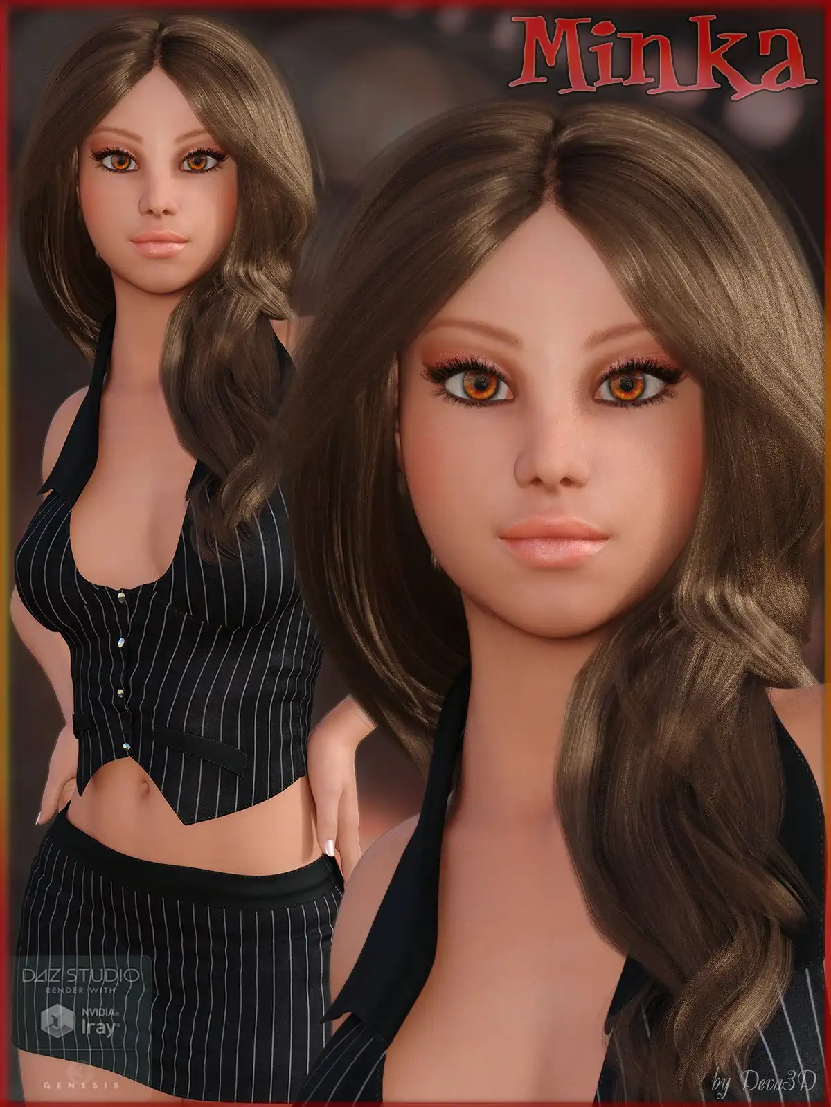 TDT-Minka Iray for Genesis 3 Female_DAZ3D下载站