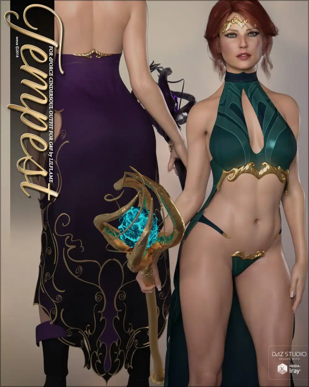 Tempest for dForce Cindersoul_DAZ3D下载站