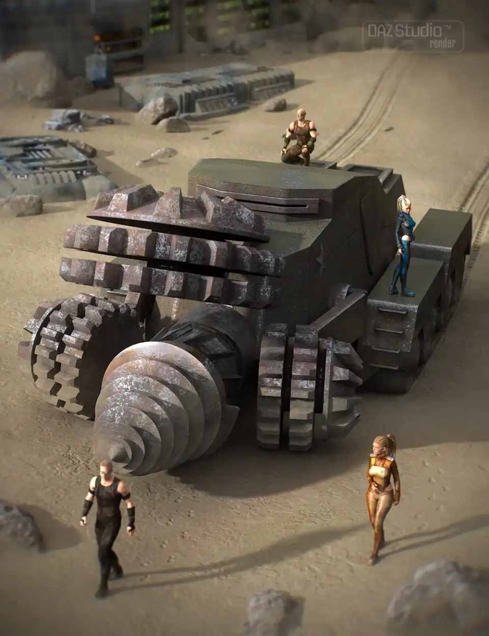 The Drill Tank_DAZ3DDL