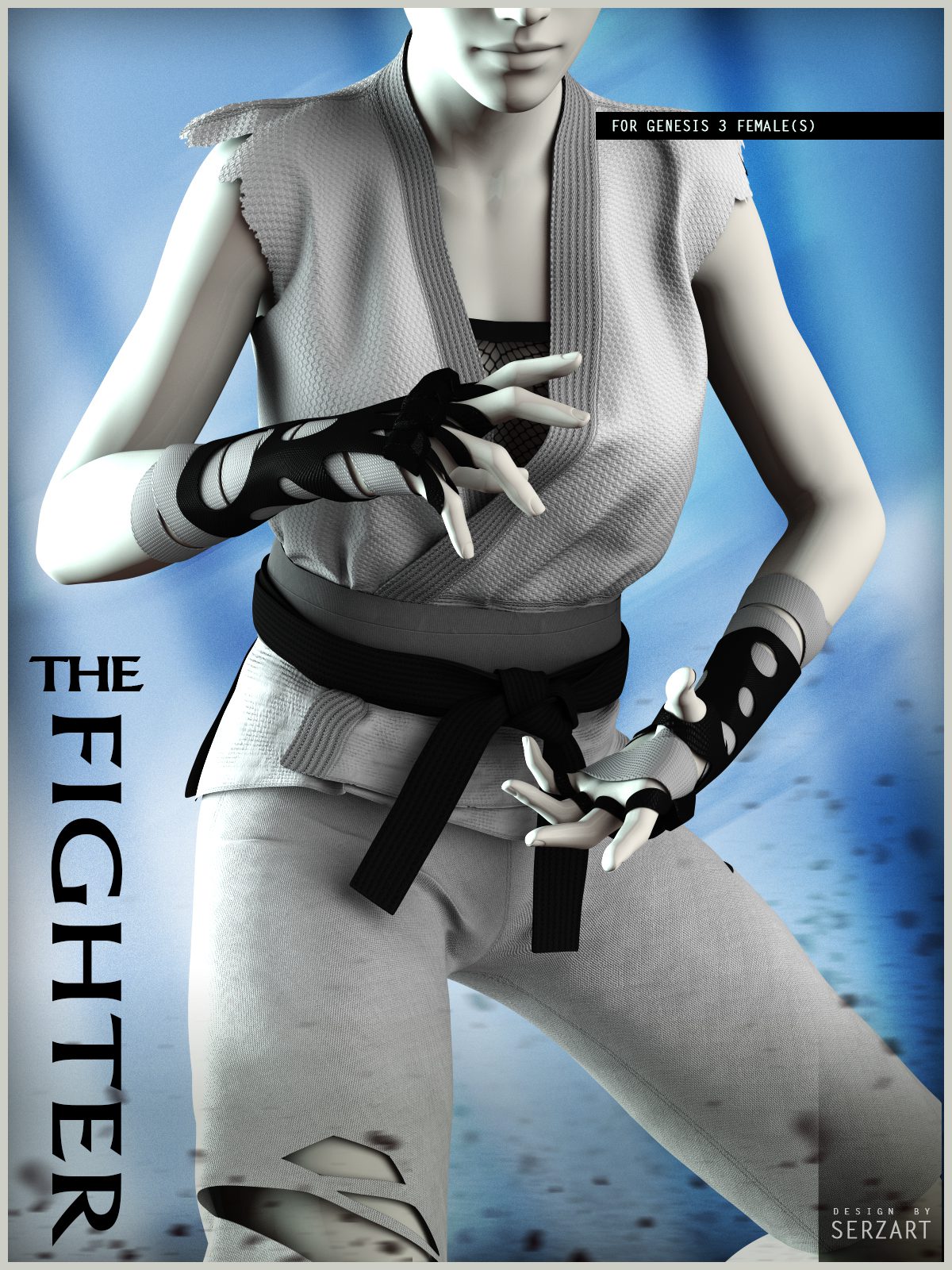 The Fighter for Genesis 3 Female_DAZ3D下载站
