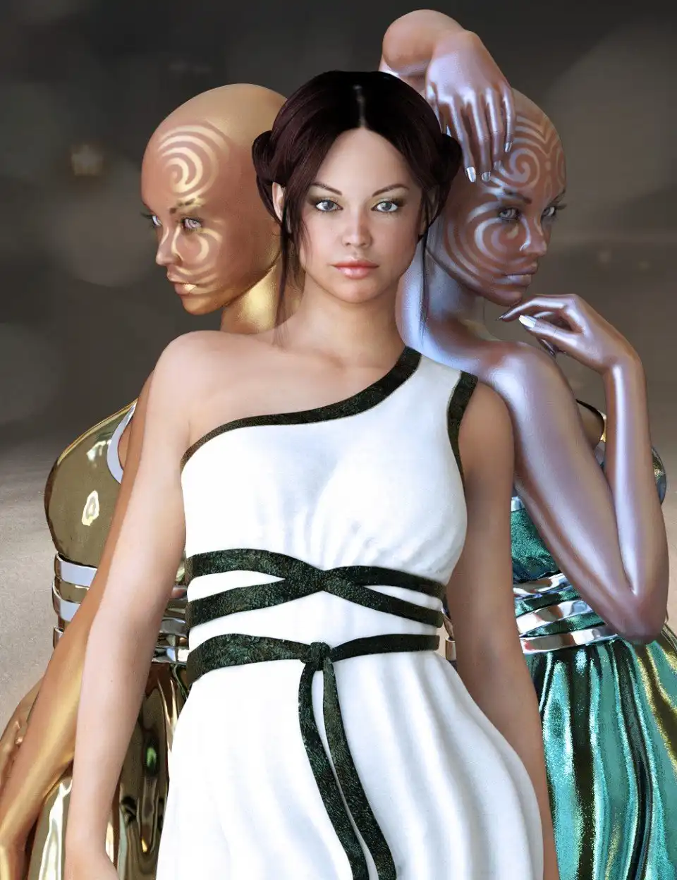 The Many Faces of Nelly G3F_DAZ3D下载站