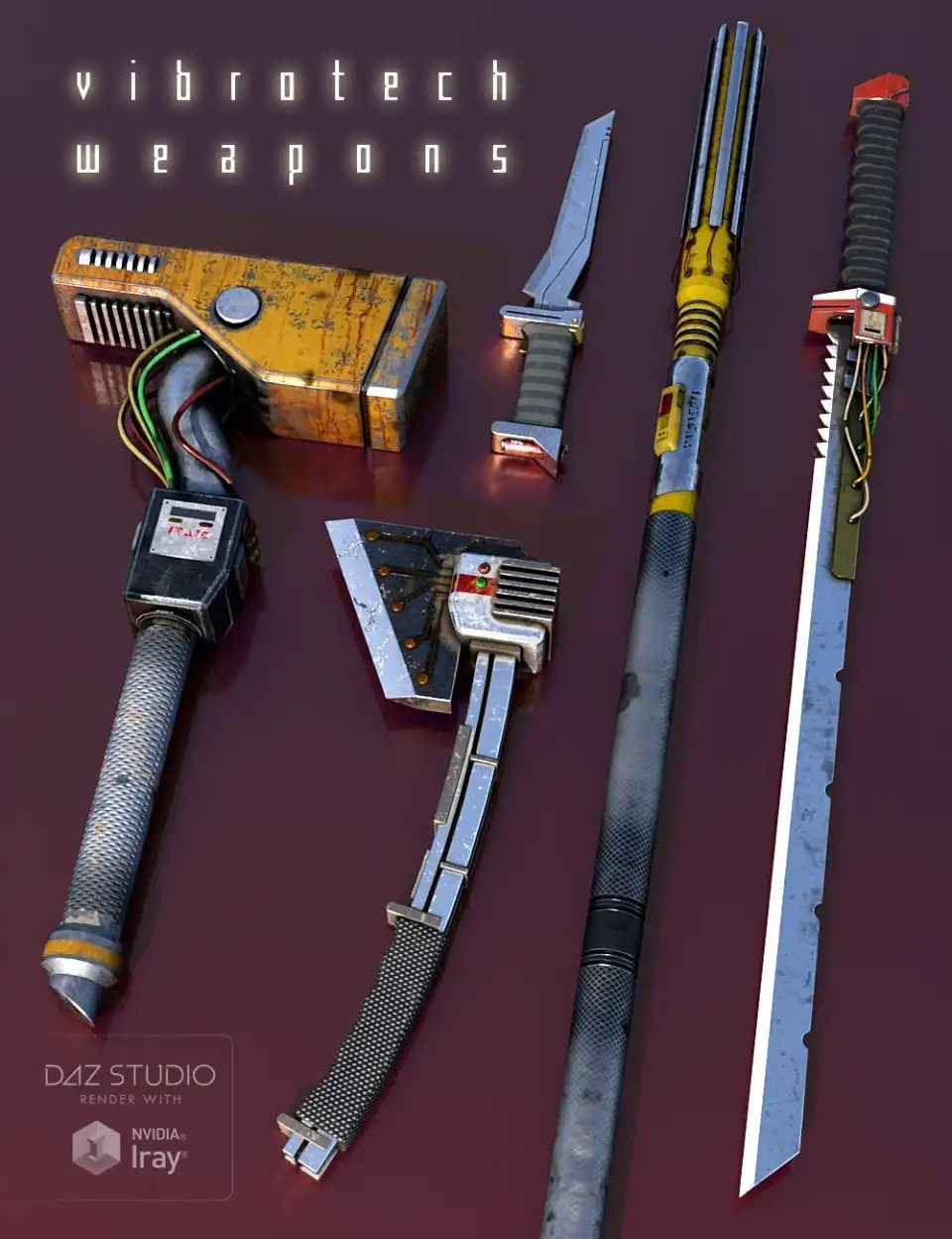 Vibrotech Weapons_DAZ3D下载站
