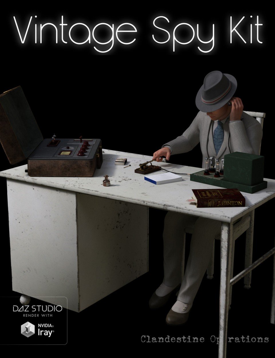 Vintage Spy Kit_DAZ3D下载站