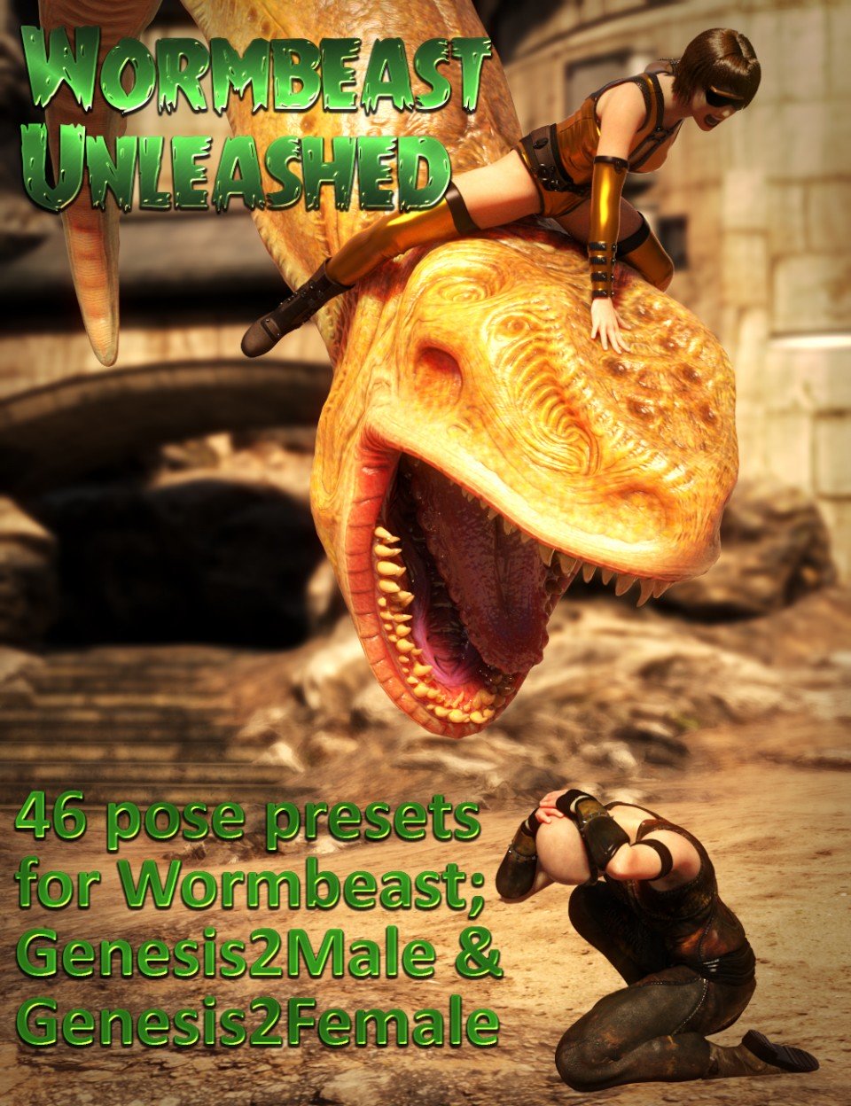 Wormbeast Unleashed Poses G2_DAZ3D下载站