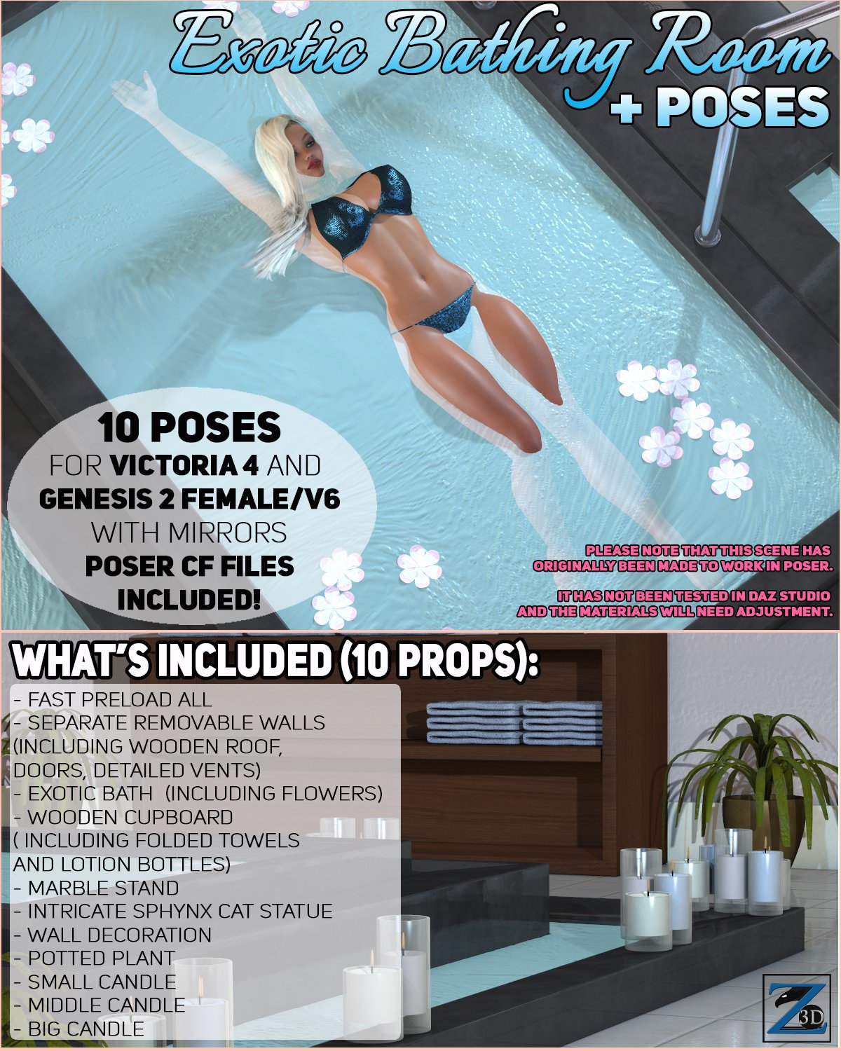 Z Exotic Bathing Room + Poses V4 G2F_DAZ3DDL