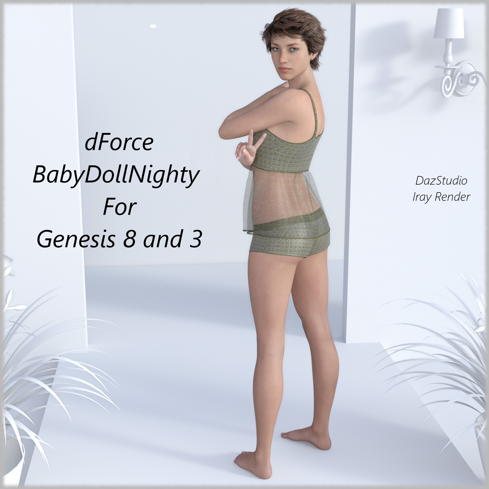 dForce BabyDollNighty For genesis 8 and 3_DAZ3DDL