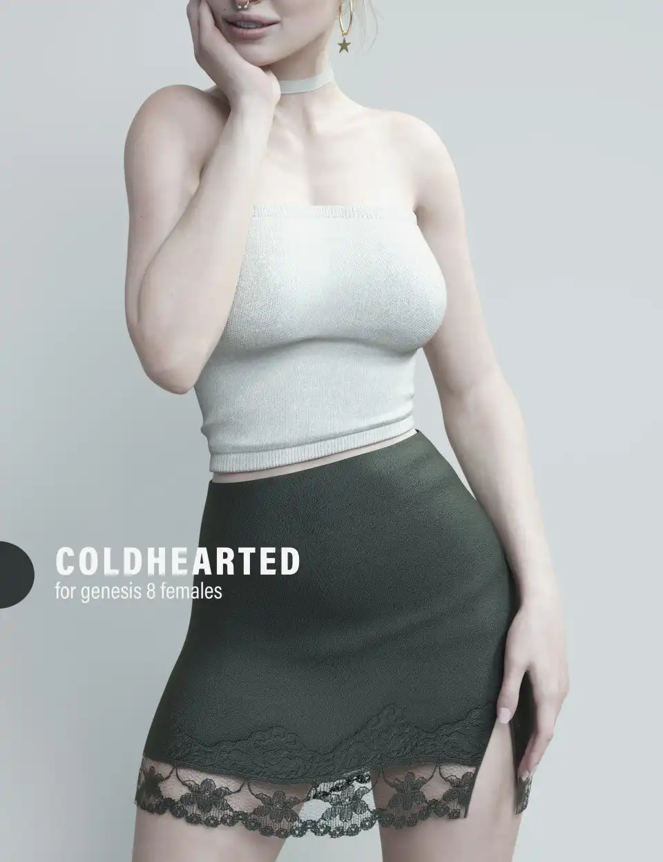 dForce Coldhearted Outfit for Genesis 8 Female(s)_DAZ3D下载站