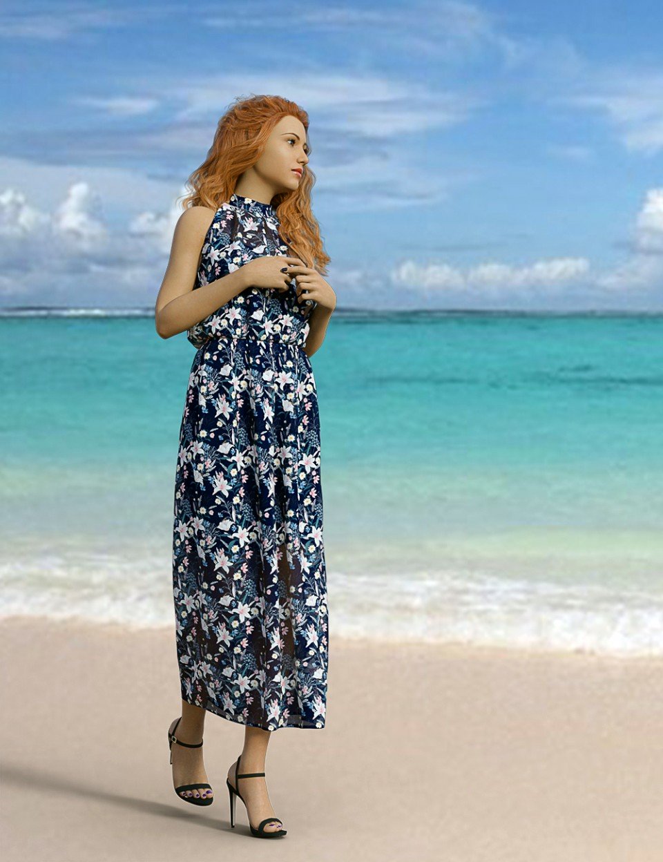 dForce H&C Summer Resort Outfits for Genesis 8 Female(s)_DAZ3D下载站