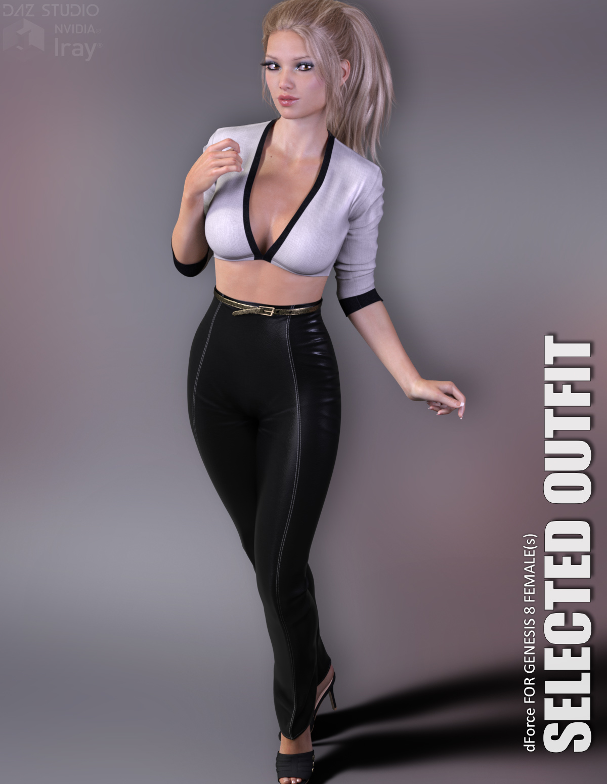dForce Selected Outfit for Genesis 8 Females_DAZ3D下载站