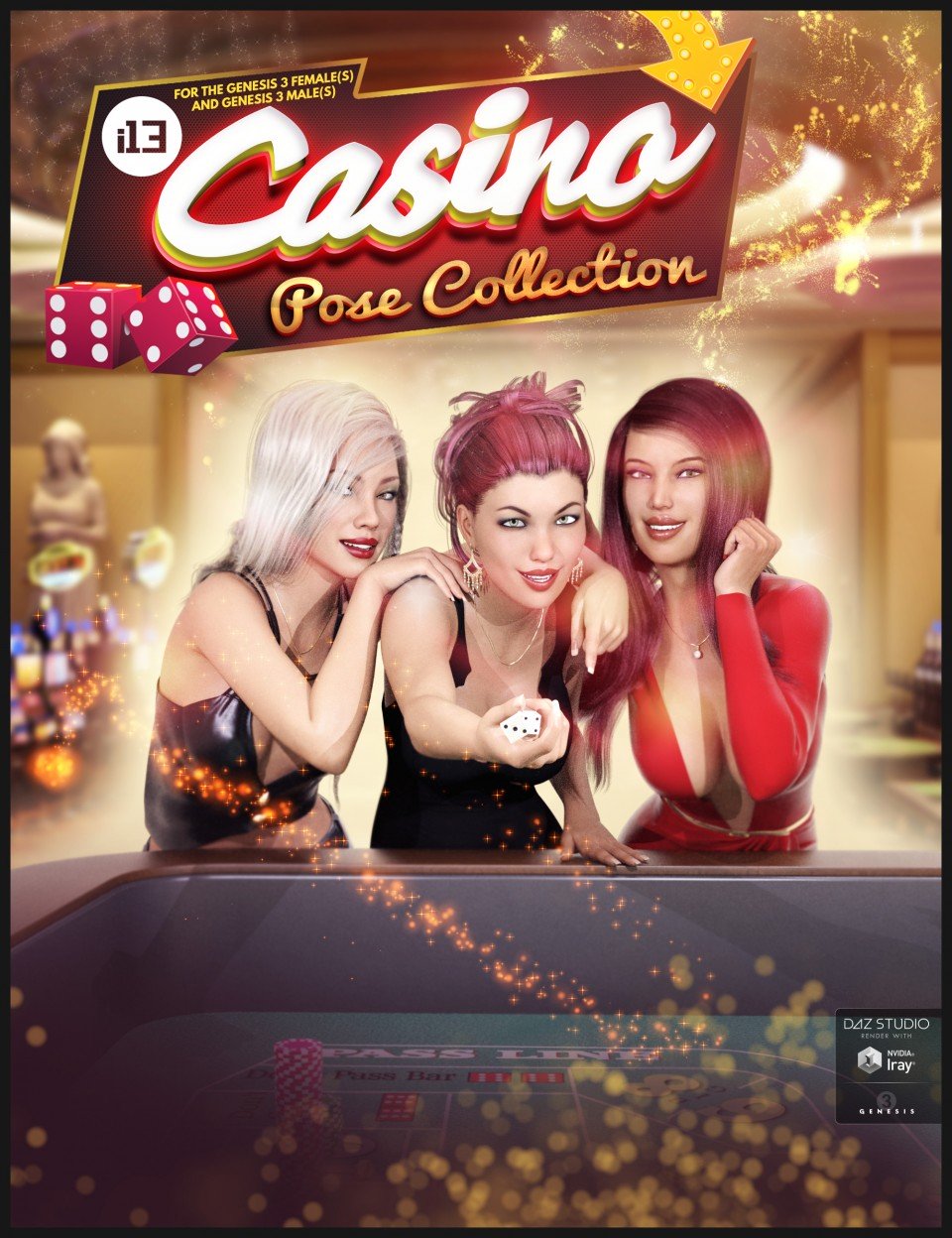 i13 Casino Pose Collection G3_DAZ3DDL