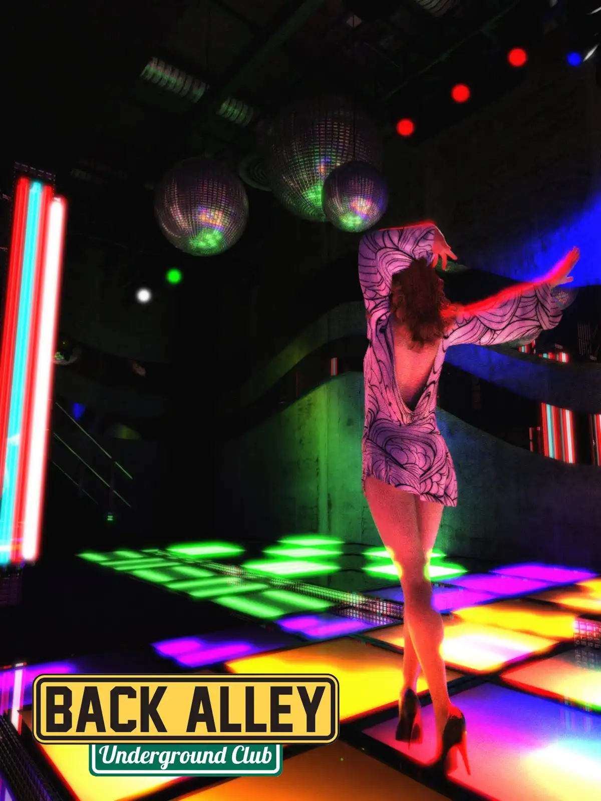 Back Alley Underground Club for DS Iray_DAZ3D下载站