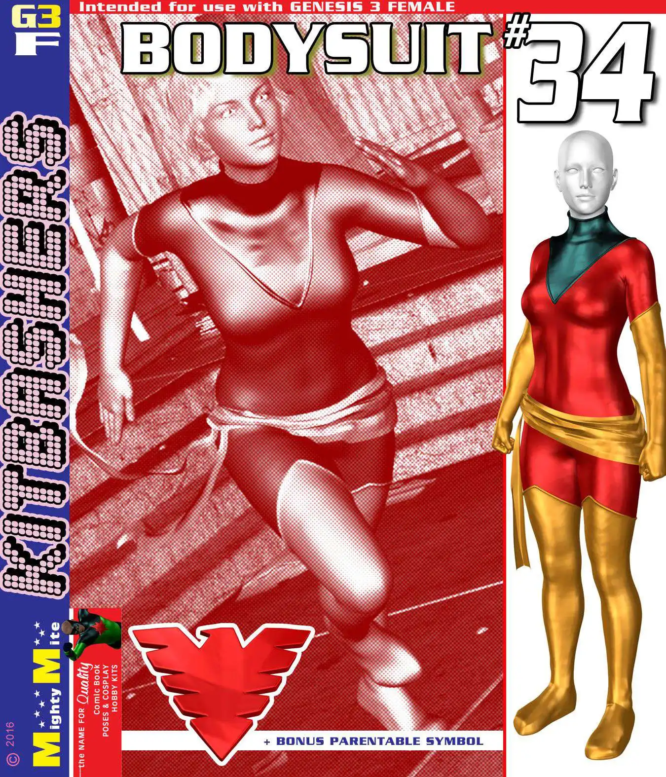 Bodysuit 034 MMKBG3F_DAZ3DDL