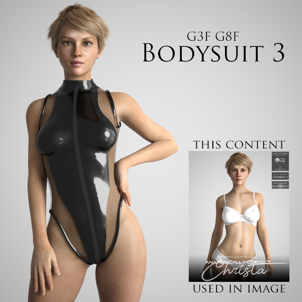 Bodysuit 3 for Genesis 3 Female and Genesis 8 Female_DAZ3D下载站