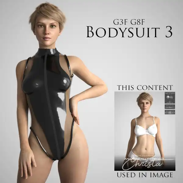 Bodysuit 3 for Genesis 3 Female and Genesis 8 Female_DAZ3DDL