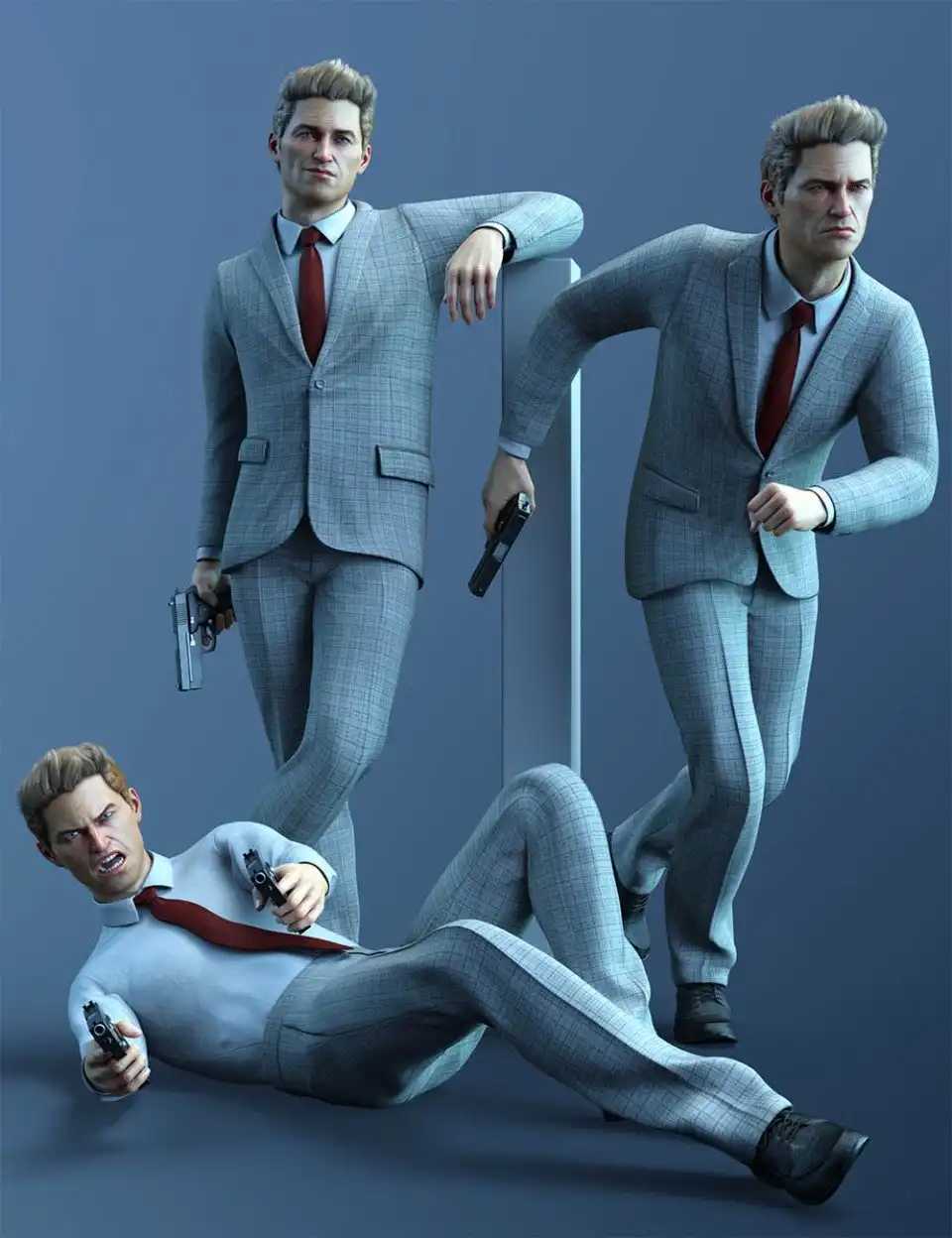 CDI Poses for Jonathan 8 and Genesis 8 Male_DAZ3D下载站