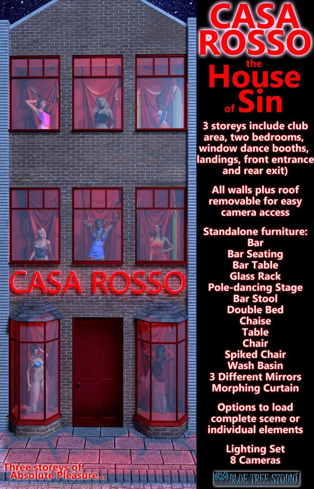 Casa Rosso_DAZ3D下载站
