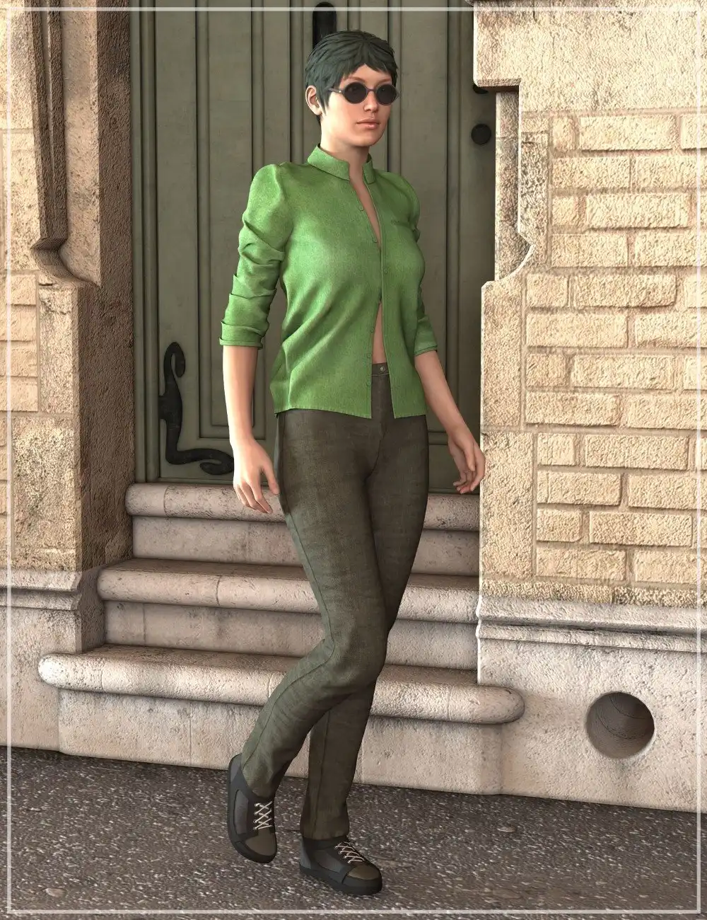 Casual Streetwear for Genesis 2 Female(s)_DAZ3DDL