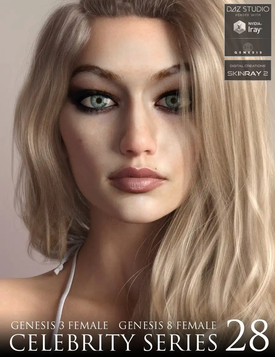 Celebrity Series 28 for Genesis 3 and Genesis 8 Female_DAZ3D下载站