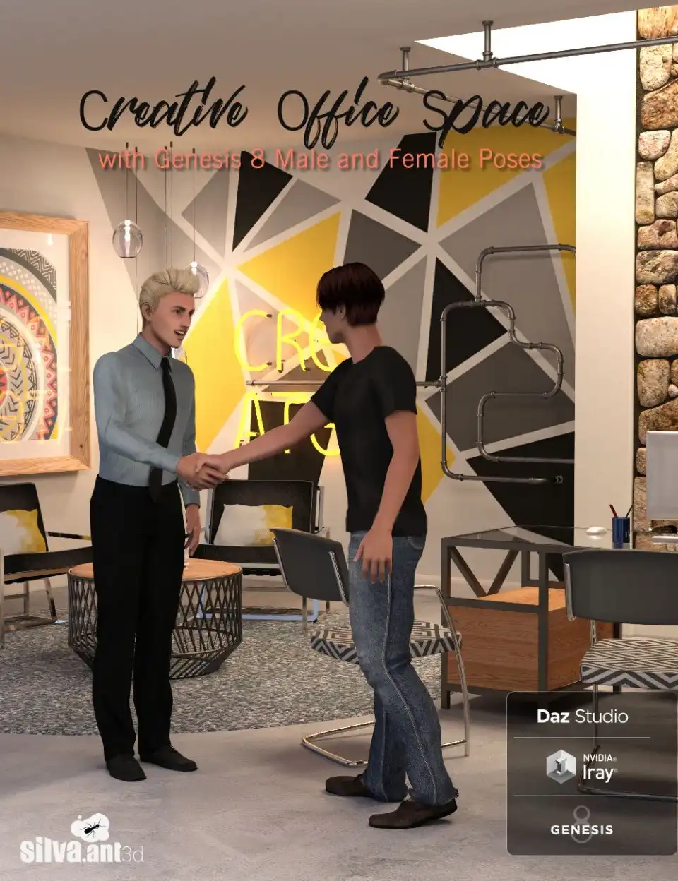 Creative Office Space_DAZ3DDL
